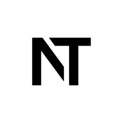 Initial Letter NT, AT Logo Design Vector Template. Creative Abstract NT, AT Letter Logo Design
