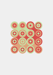 Colour Dots Universe Logo art design illustration