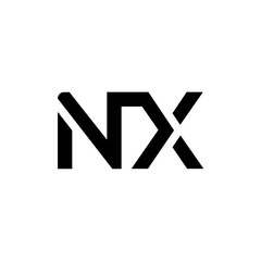 Initial Letter NX Logo Design Vector Template. Creative Abstract NX Letter Logo Design