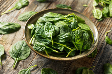Raw Organic Fresh Baby Spinach