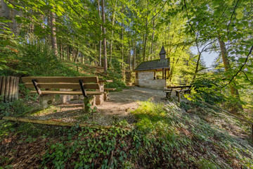 Heilbr&uuml;nnl, Heilbr&uuml;ndl, Wanghausen, Weg, Weilhartsforst, Hochburg-Ach, Bezirk Braunau, Ober&ouml;sterreich, &Ouml;sterreich, Austria