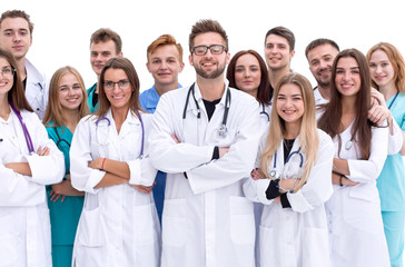 Fototapeta na wymiar professional medical center staff standing together. teamwork