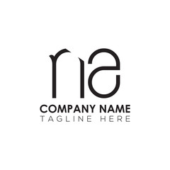 Initial Letter NA Logo Design Vector Template. Creative Abstract NA Letter Logo Design