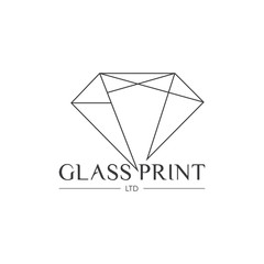 Glass, Diamond Logo Design Template