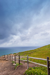 Fototapeta na wymiar Atlantic Coast landscape at Cabo da Roca, Portugal