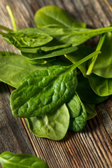 Raw Organic Fresh Baby Spinach