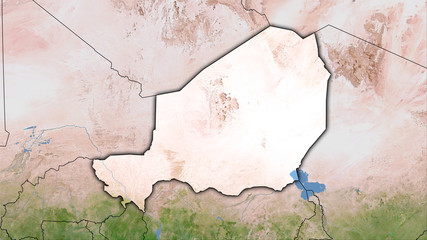 Niger, satellite C - dark glow