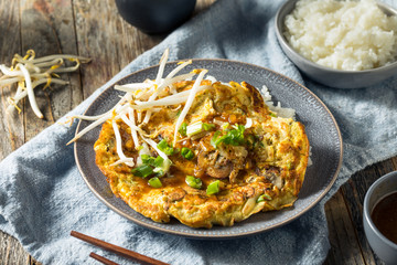 Homemade Chinese Egg Foo Yung Omelette