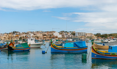 Fototapeta na wymiar Maltese Fishing Boats