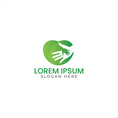 Help/Donate logo design template vector eps
