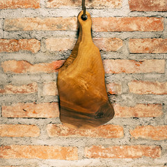Handmade natural wood chopping board