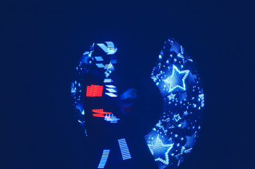 Laser show performance