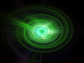 Abstract circle Light Fibers all colors sparkling universe nebula space