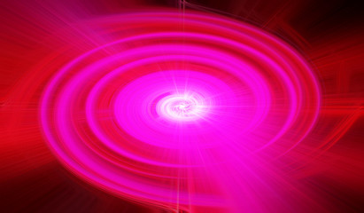 Abstract circle Light Fibers all colors sparkling universe nebula space