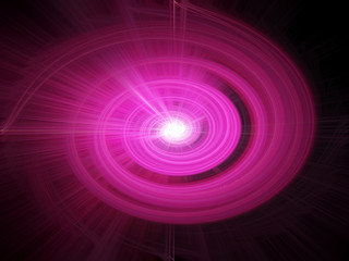 Abstract circle Light Fibers all colors sparkling universe nebula space