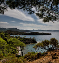the picturesque surroundings of the Marmaris inTurkey.
seascape panorama Marmaris inTurkey, beautiful coast , Mediterranean Sea.