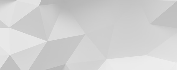 Low polygonal background - 3d rendering.