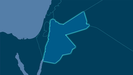 Jordan, solid - light glow