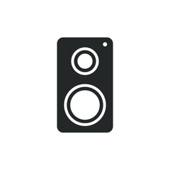 simple icon of a speaker vector illustration