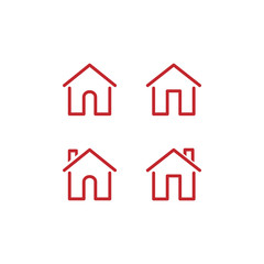 Home icon vector illustration.home icon for web
