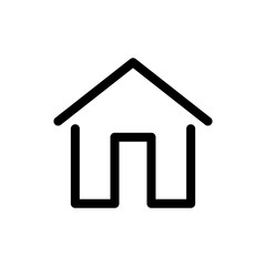 Home icon vector illustration.home icon for web