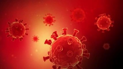 coronavirus covid-19  cells  animation