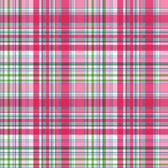 Seamless geometric checkered pattern, intersecting colored stripes. Delicate spring colors from yellow-green, turquoise, dark and light pink colors.