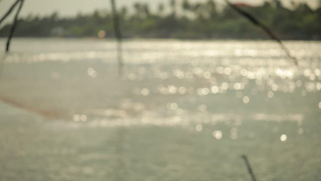 Chinese fishing nets or cheena vala