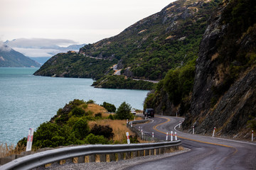 Fototapeta na wymiar Road trip in New Zealand