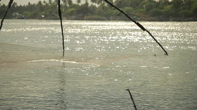 Chinese fishing nets or cheena vala