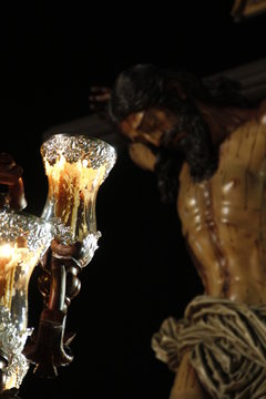 Crucified Of Holy Week In Seville