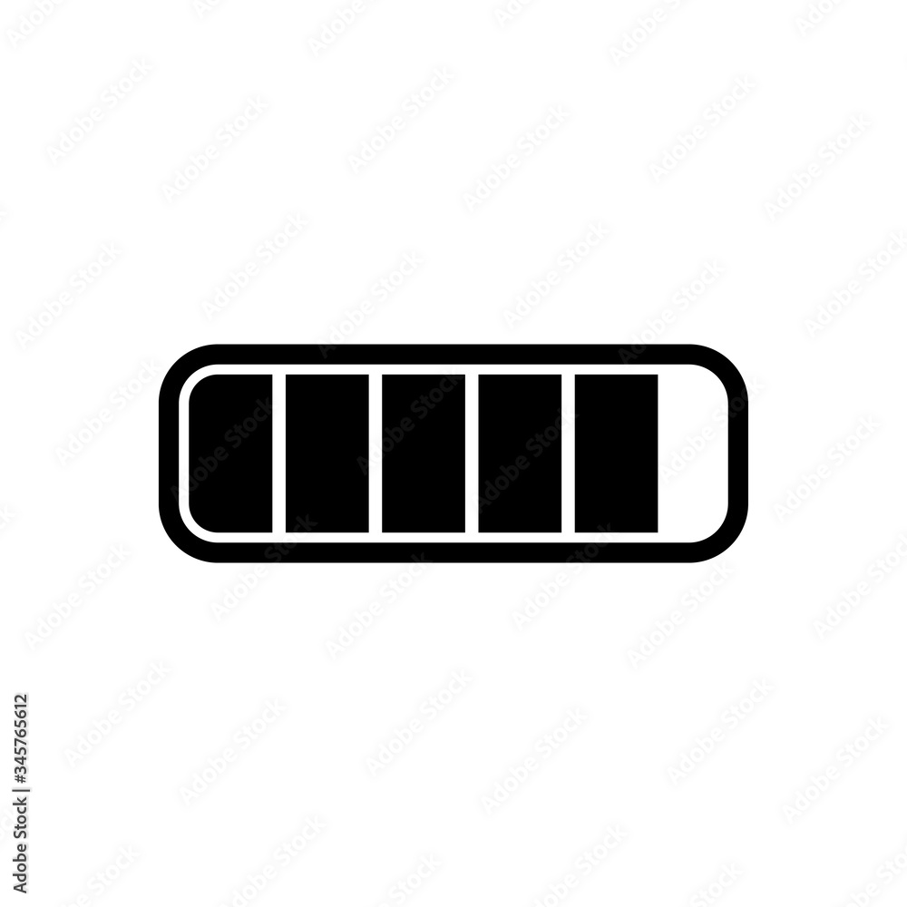 Poster vector progress loading bar, loading icon, loading illustration
