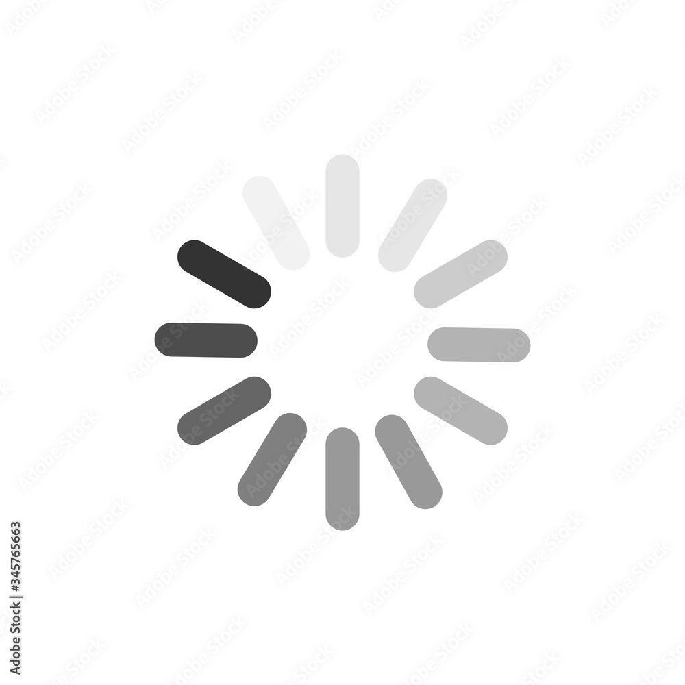 Poster vector progress loading bar, loading icon, loading illustration