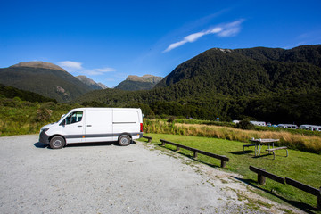 Road trip by rv, New Zealand