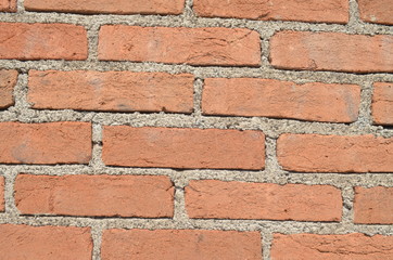 Bricks whit  concrete