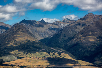 Mountain landscape in New Zealand