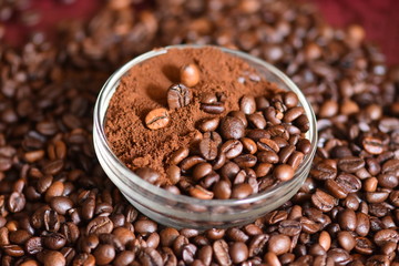 roasted coffee beans