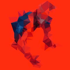 abstract geometric polygonal background