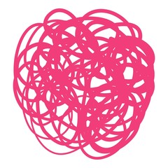 Children drawing doodle icon. Hand drawn illustration of children drawing doodle vector icon for web design