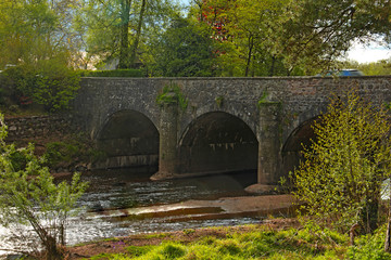 Fototapeta na wymiar Bridge over the Colebroole River in Co. Fermanagh