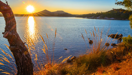 Beautiful sea landscape near city Ayvalik, Turkey