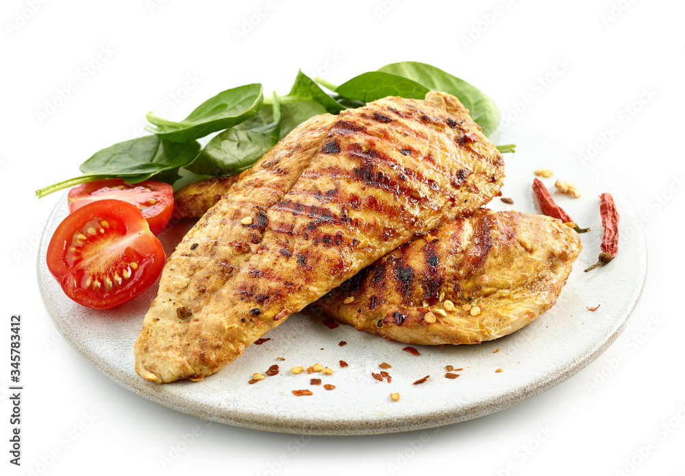 Poster grilled chicken fillet