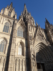 Barcelona Spain ornate church architecture