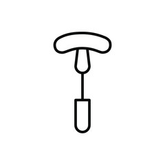 BBQ fork icon template