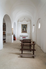 Fototapeta na wymiar Interior church Santa Maria a Castro - Praiano - Salerno - Italy
