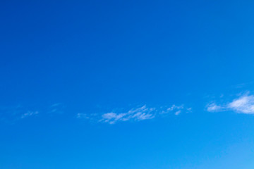 Fototapeta na wymiar Beautiful blue sky with moving clouds. Sky with clouds. Weather. Nature. Clouds. Blue. Blue beautiful sky with clouds and sun.