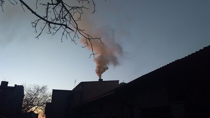Dym z komina