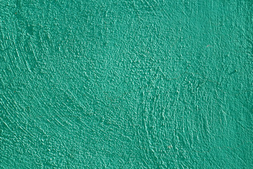 Green grunge structural plaster texture background