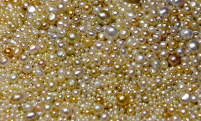 Texture natural White Pearls, Close-up, jewelry, luxury, pile, pearls