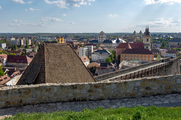 View of Eger from the castle in Hungary
